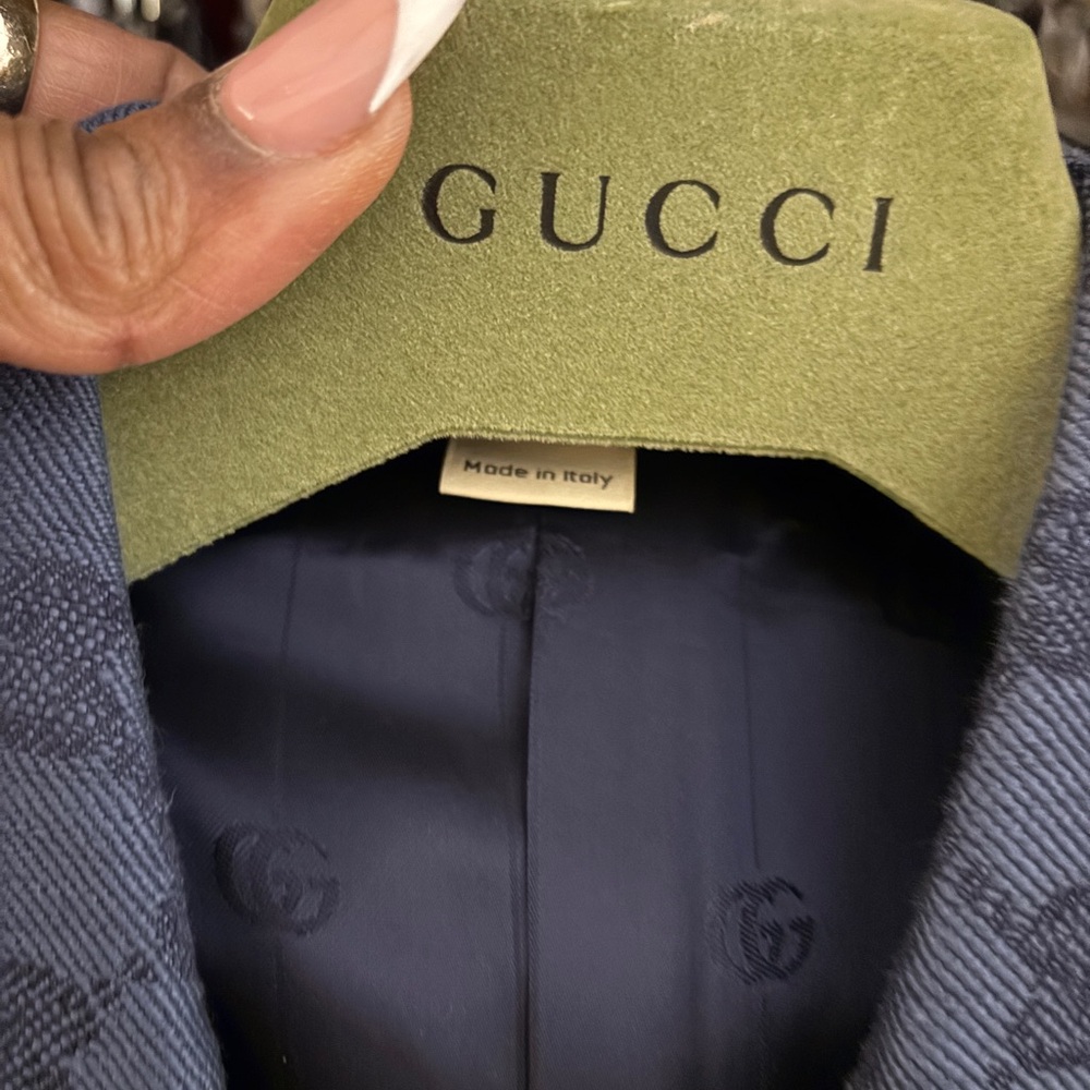 Gucci Black Patterned Blazer - Picture 5 of 10